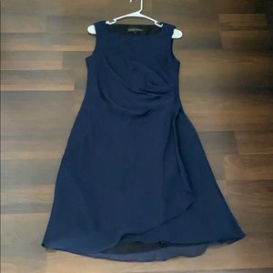 Navy blue dress, size 8. Donna Ricco.